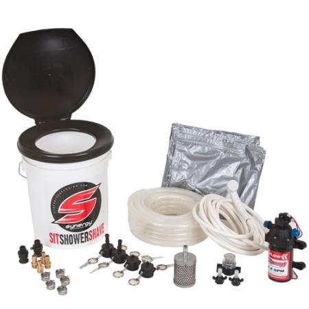 Synergy Manufacturing Sit Shower Shave Kit - 4040