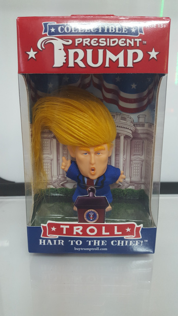 PRESIDENT TRUMP TROLL  COLLECTIBLE DOLL